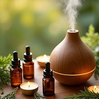 Aromatherapy oils and diffuser